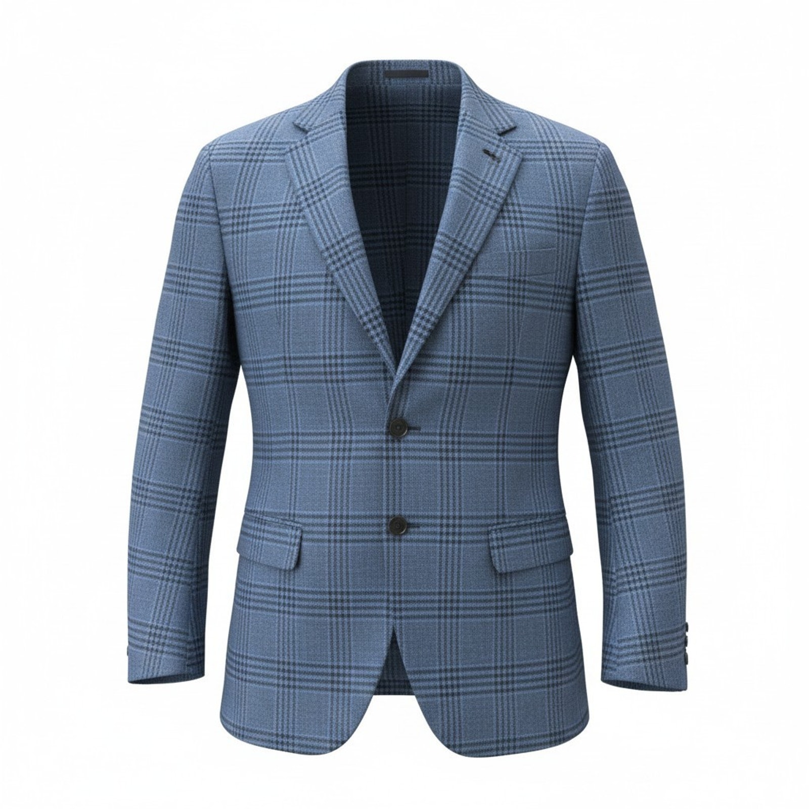 Nwot Scabal Kenton Sport Coat Mens 42 R Navy Glen Plaid Wool Cashmere Portugal